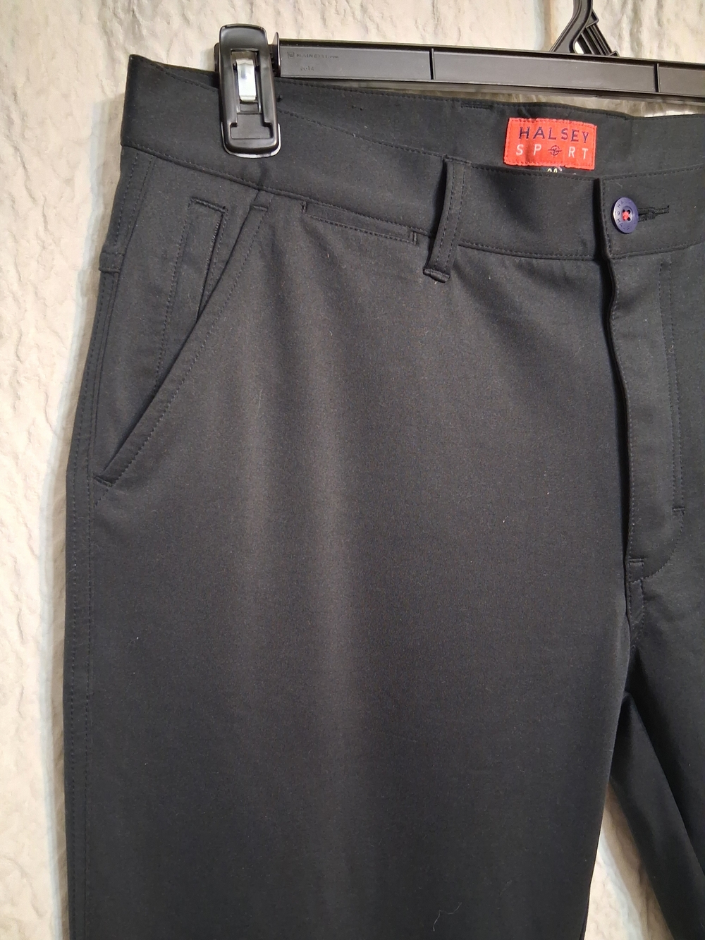 Halsey Sport Men’s Black Chinos - Performance Stretch - Picture 3 of 7